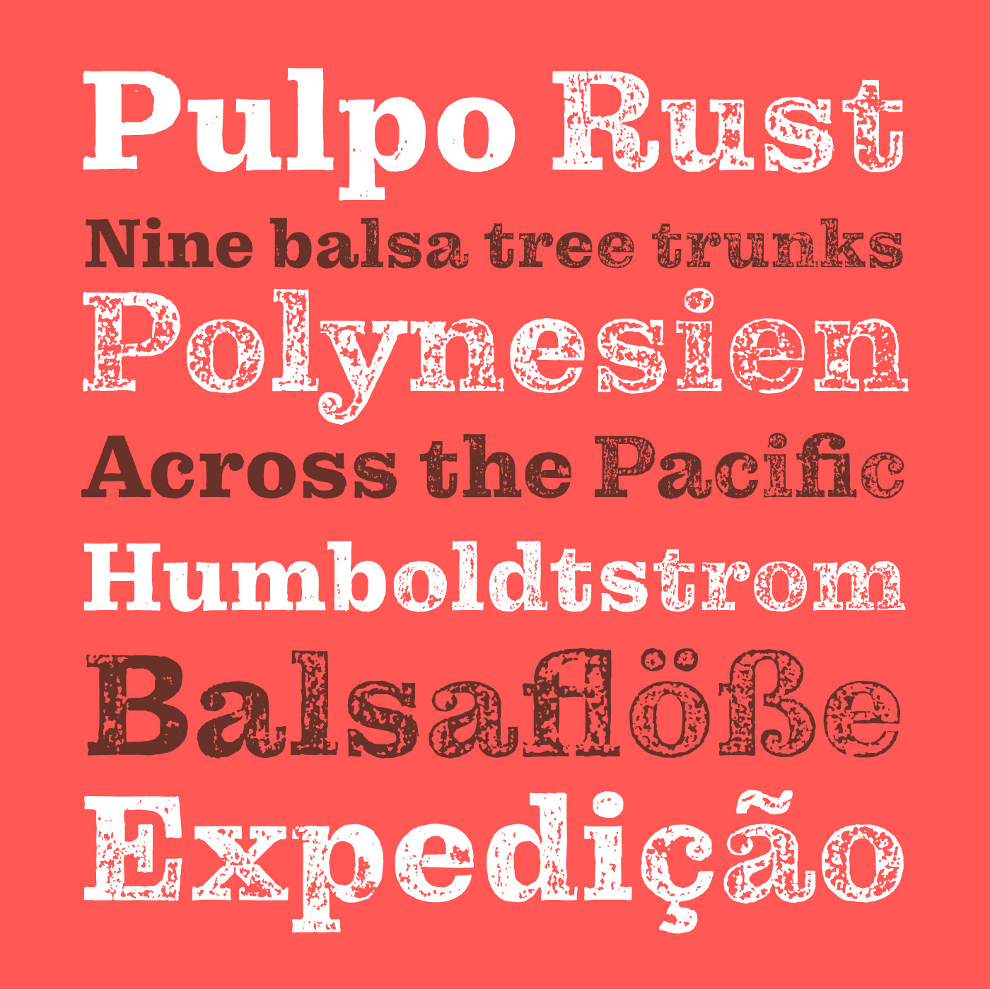 Pulpo Rust 25: Desktop & Web Fonts | I Love Typography