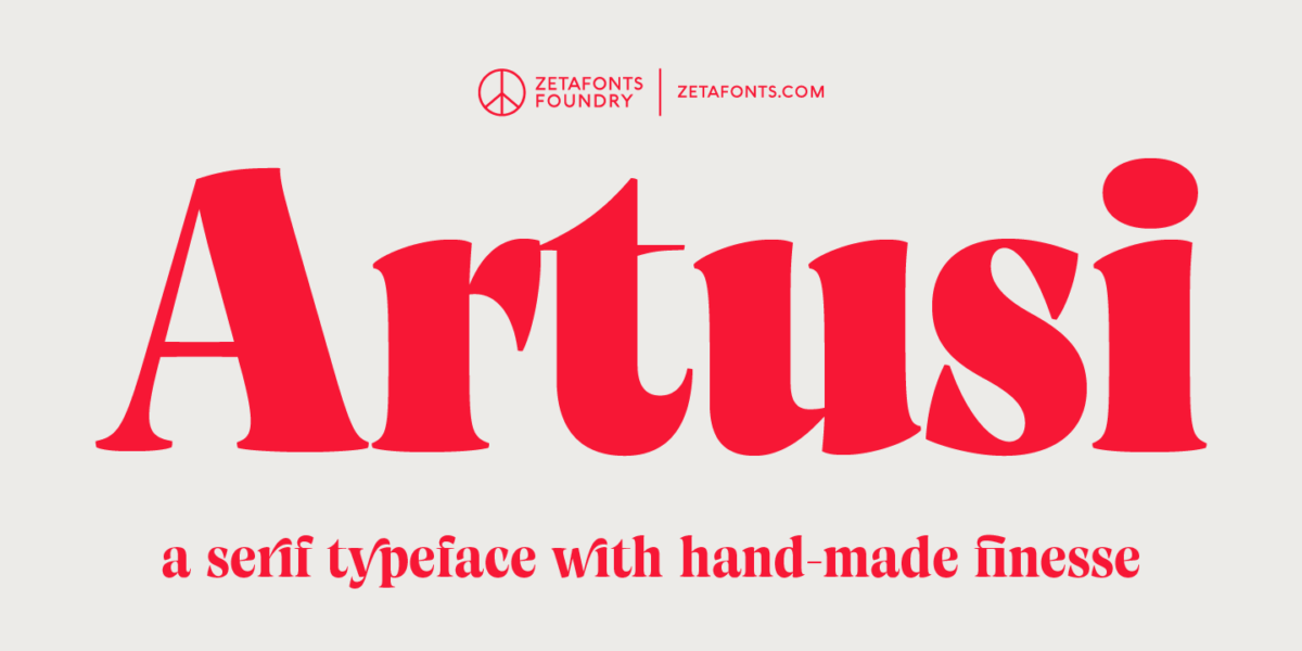 Artusi Fonts I Love Typography