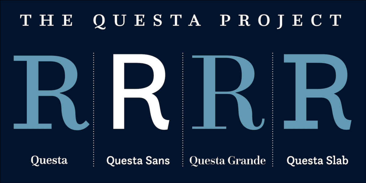 Questa Sans Fonts I Love Typography
