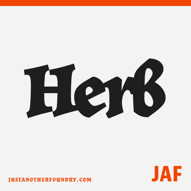Buy JAF Herb Condensed fonts I Love Typography