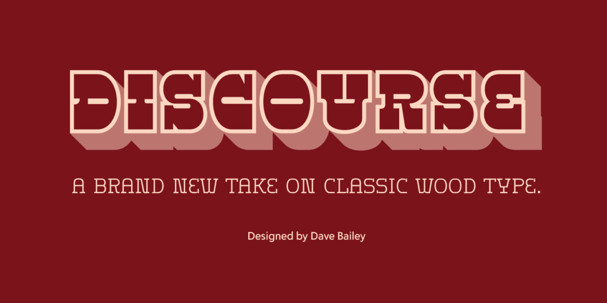 Discourse Fonts | I Love Typography